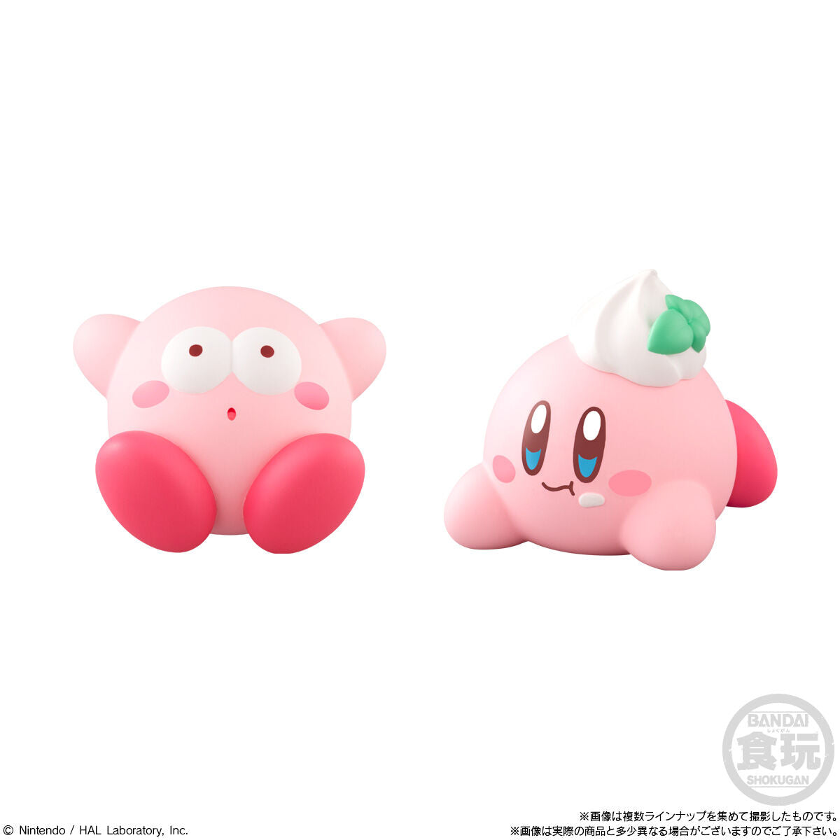 Kirby - Kirby Friends Vol. 4 - Blind Box (Bandai), featuring 9 different pre-painted soft vinyl figures including a rare color version of "Kirby (Rainbow)", each box contains one figure and a piece of soda-flavored gum, dimensions approx. height 6.5 cm, release date 10th June 2024, Nippon Figures