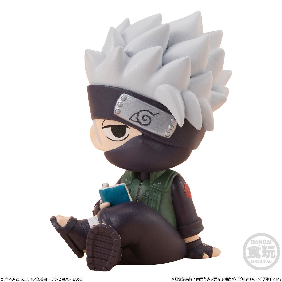 Naruto Shippuden - Relacot Naruto - Blind Box (Bandai), featuring 8 different pre-painted soft vinyl figures from the anime 'NARUTO' including Uzumaki Naruto, Uchiha Sasuke, Haruno Sakura, Hatake Kakashi, Nara Shikamaru, Namikaze Minato, Gaara, and Kurama, each box includes one figure and a piece of soda-flavored gum, dimensions approx. Height 4 to 6 cm, release date 24th June 2024, Nippon Figures