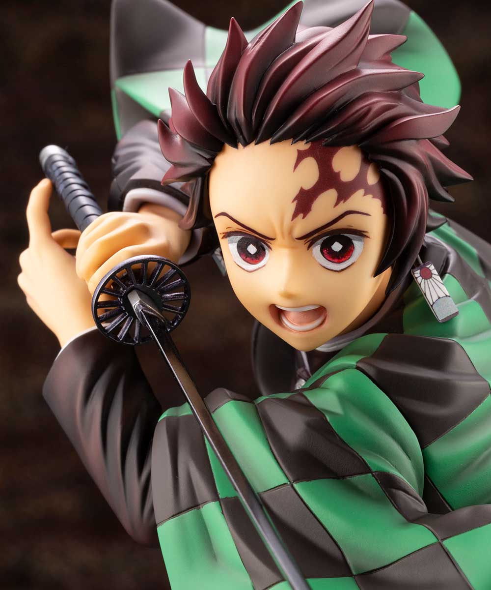Demon Slayer - Kamado Tanjiro - ARTFX J - 1/8 (Kotobukiya), Franchise: Demon Slayer, Brand: Kotobukiya As Manufacturer, Release Date: 27. May 2020, Type: General, Scale: 1/8 H=178mm (6.94in, 1:1=1.42m), Material: ABSPVC, Store Name: Nippon Figures