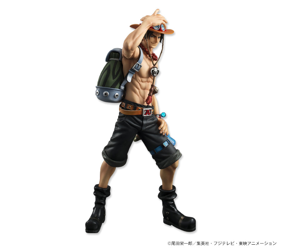 One Piece - Portgas D. Ace - Excellent Model - Portrait Of Pirates DX - 1/8 - 10th Limited Ver. - 2022 Re-release (MegaHouse), Franchise: One Piece, Brand: MegaHouse, Release Date: 20. Dec 2022, Type: General, Nippon Figures
