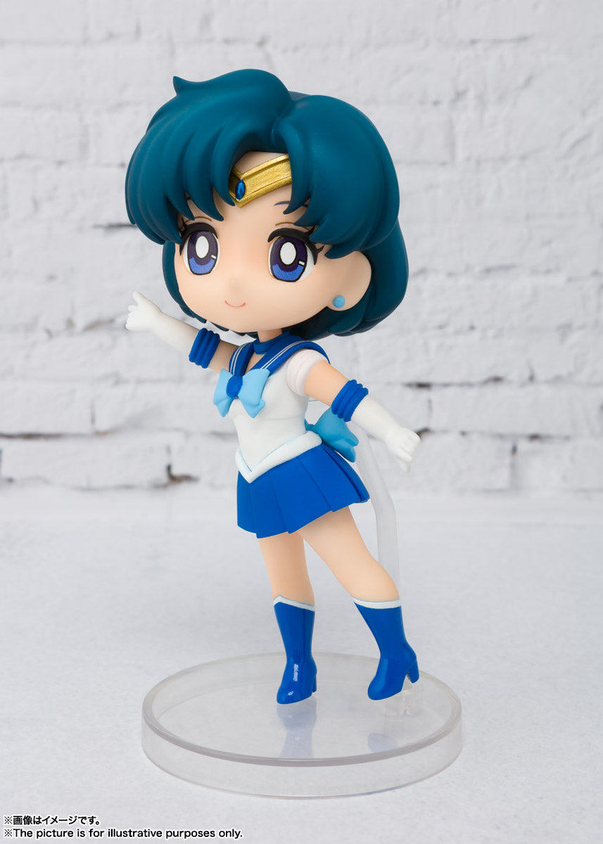 Bishoujo Senshi Sailor Moon - Sailor Mercury - Figuarts mini (Bandai Spirits), Franchise: Bishoujo Senshi Sailor Moon, Scale: H=90mm (3.51in), Store Name: Nippon Figures