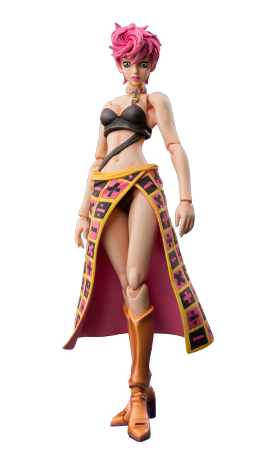 JoJo's Bizarre Adventure - Golden Wind - Trish Una - Super Action Statue #54 - 2021 Re-release (Medicos Entertainment), Franchise: JoJo's Bizarre Adventure, Golden Wind, Brand: Medicos Entertainment, Release Date: 27. Dec 2021, Type: Action, Dimensions: 150.0 mm, Material: PVC, Store Name: Nippon Figures