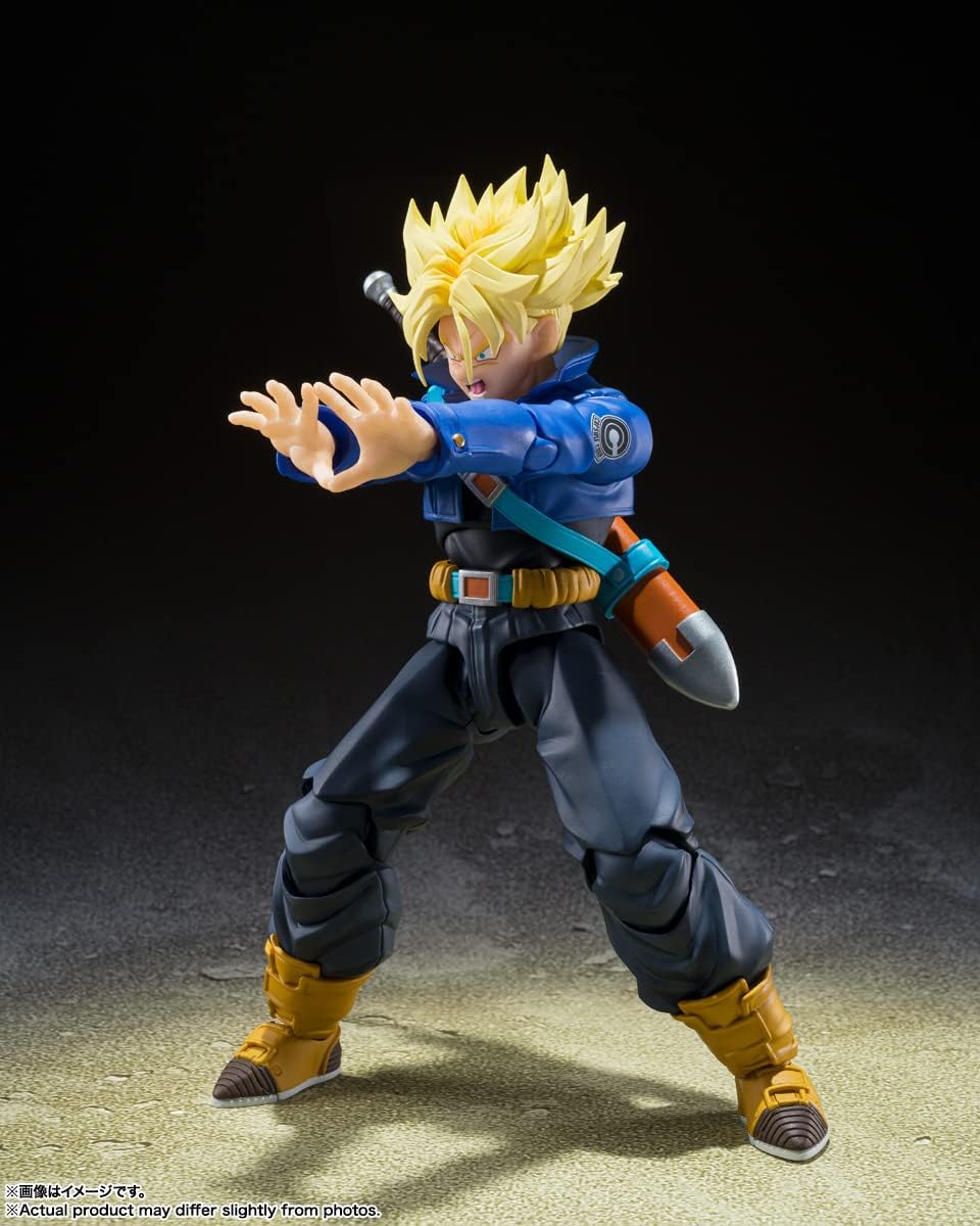 Dragon Ball Z - Future Trunks - Future Trunks SSJ - S.H.Figuarts - The Boy From The Future (Bandai Spirits), Franchise: Dragon Ball Z, Brand: Bandai Spirits, Release Date: 30. Apr 2023, Type: Action, Dimensions: H=140mm (5.46in), Store Name: Nippon Figures