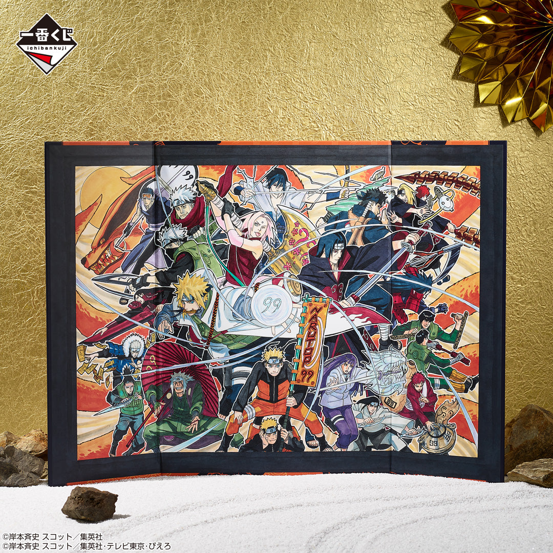 Naruto Shippuden - Visual Board - Ichiban Kuji - NARUTOP99 Splendid and Magnificent Ninja Scroll - A Prize (Bandai Spirits), Franchise: Naruto Shippuden, Brand: Bandai Spirits, Release Date: 13. Jan 2024, Type: Prize, Dimensions: Width 48 cm, Store Name: Nippon Figures