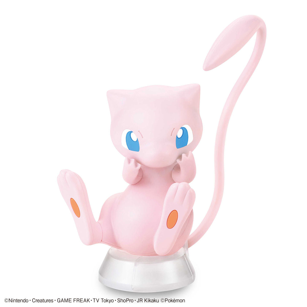 Pokémon - Mew - Pokémon Model Kit Quick!! Collection No. 02 (Bandai), Easy and simple assembly with Mew figure, Foil sticker included, Nippon Figures