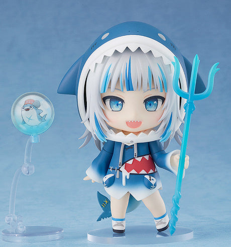 Hololive - Bloop - Gawr Gura - Nendoroid #1688 - 2024 Re-release (Good Smile Company), Franchise: Hololive, Brand: Good Smile Company, Release Date: 31. Aug 2024, Type: Nendoroid, Dimensions: H=100mm (3.9in), Nippon Figures