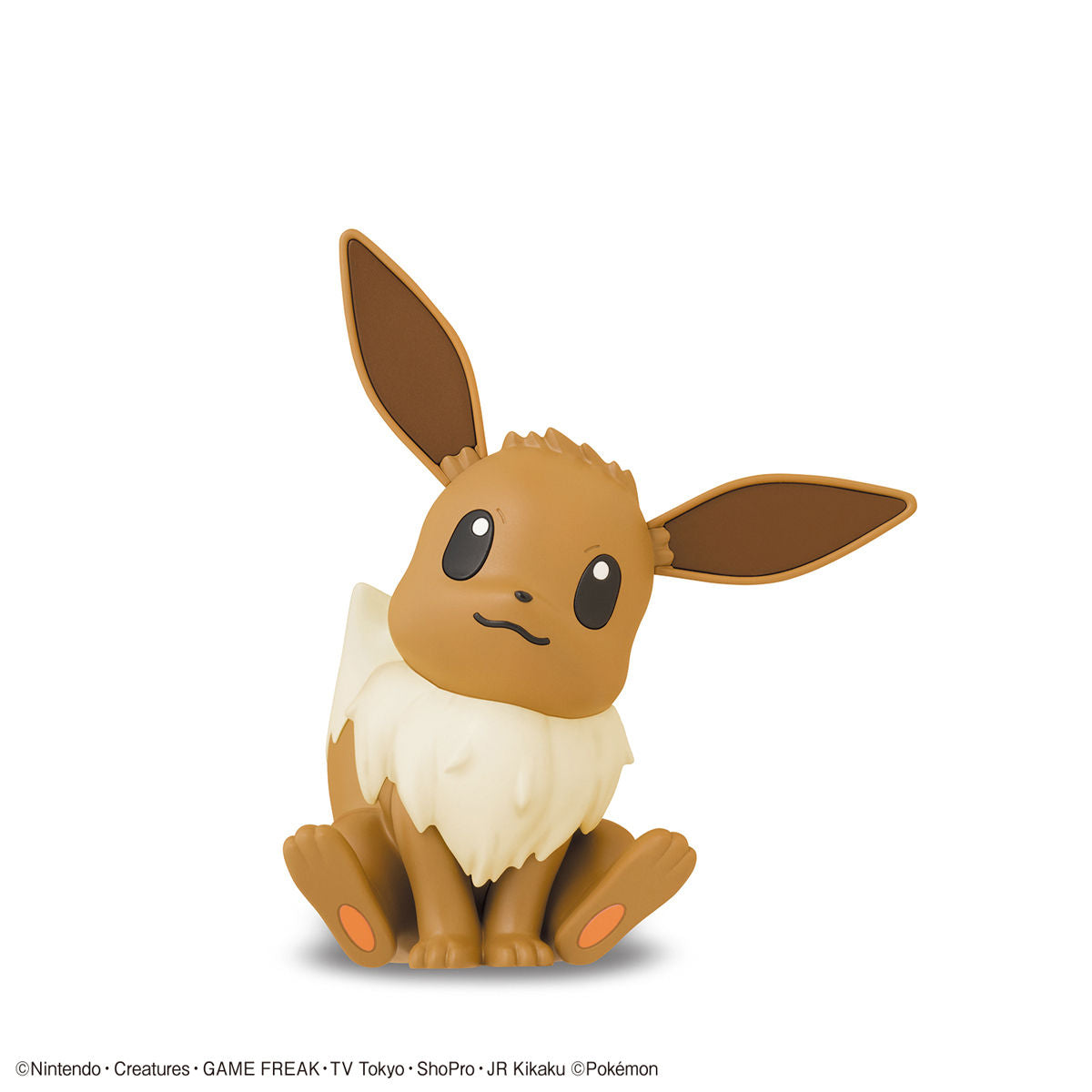 Pokémon - Eevee - Pokémon Model Kit Quick!! Collection No. 04 (Bandai), Easy and Simple Assembly, 20 parts, touch-gate system, Nippon Figures