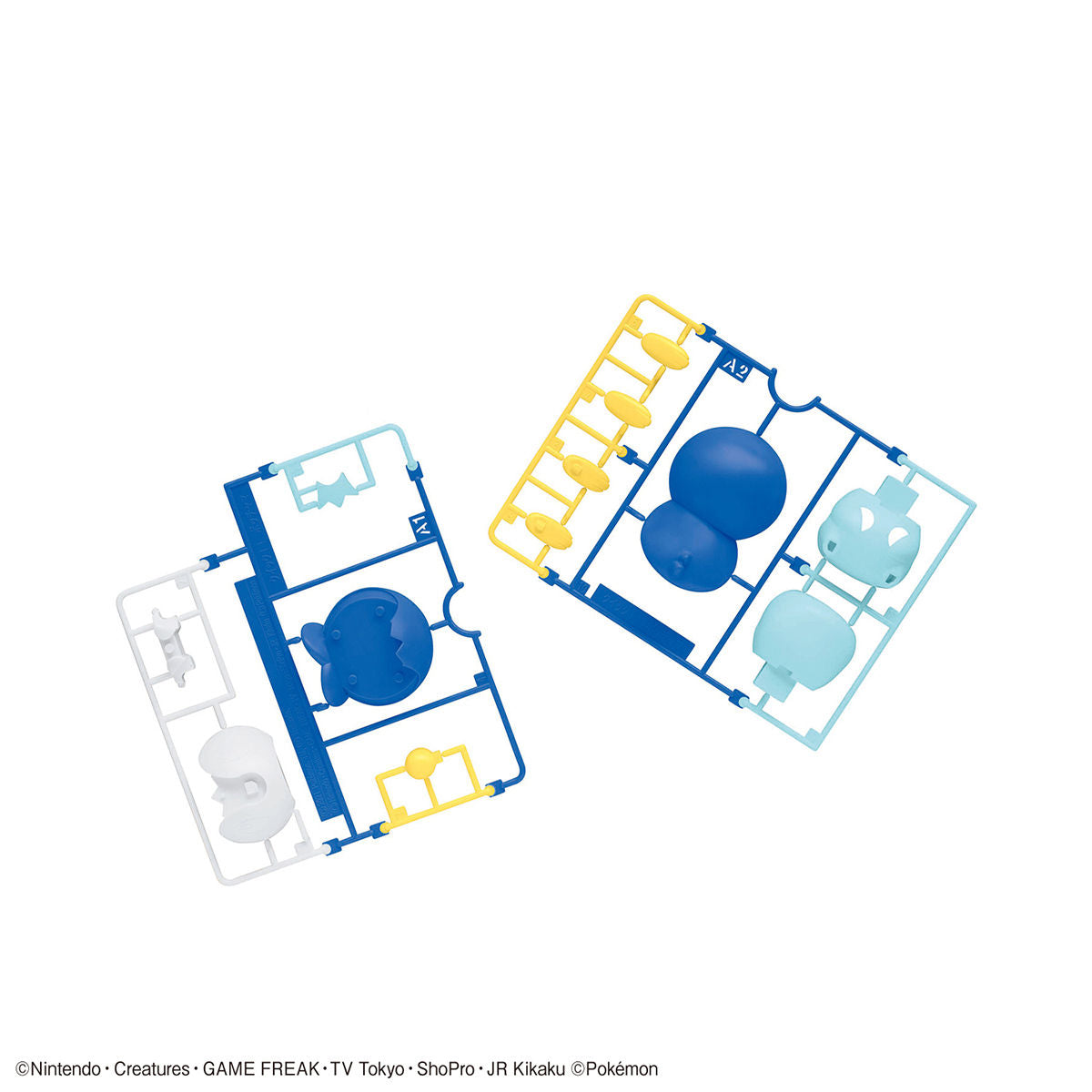 Pokémon - Piplup - Pokémon Model Kit Quick!! Collection No. 06 (Bandai), Simple and easy assembly! Perfect for first-time model kit experience, the "Poképla Quick!!" series introduces Piplup! With only 12 parts, you can create a Piplup figure measuring approximately 75mm in height.