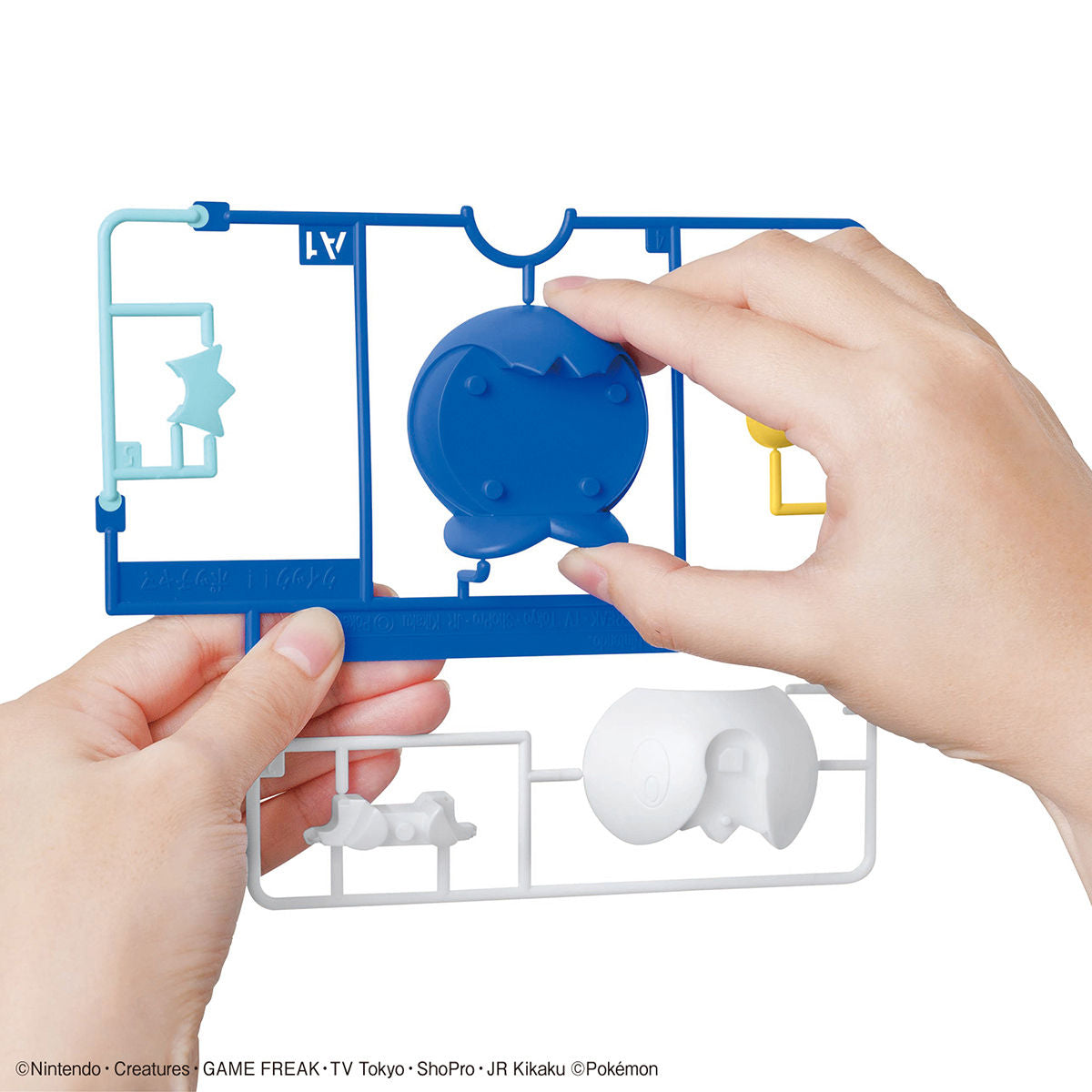 Pokémon - Piplup - Pokémon Model Kit Quick!! Collection No. 06 (Bandai), Simple and easy assembly! Perfect for first-time model kit experience, the "Poképla Quick!!" series introduces Piplup! With only 12 parts, you can create a Piplup figure measuring approximately 75mm in height.