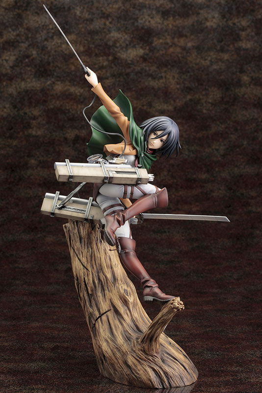 "Attack on Titan - Mikasa Ackerman - ARTFX J - 1/8 - 2024 Re-release (Kotobukiya), Franchise: Attack on Titan, Brand: Kotobukiya, Release Date: 31. Mar 2024, Type: General, Dimensions: H=350mm (13.65in, 1:1=2.8m), Scale: 1/8, Store Name: Nippon Figures"