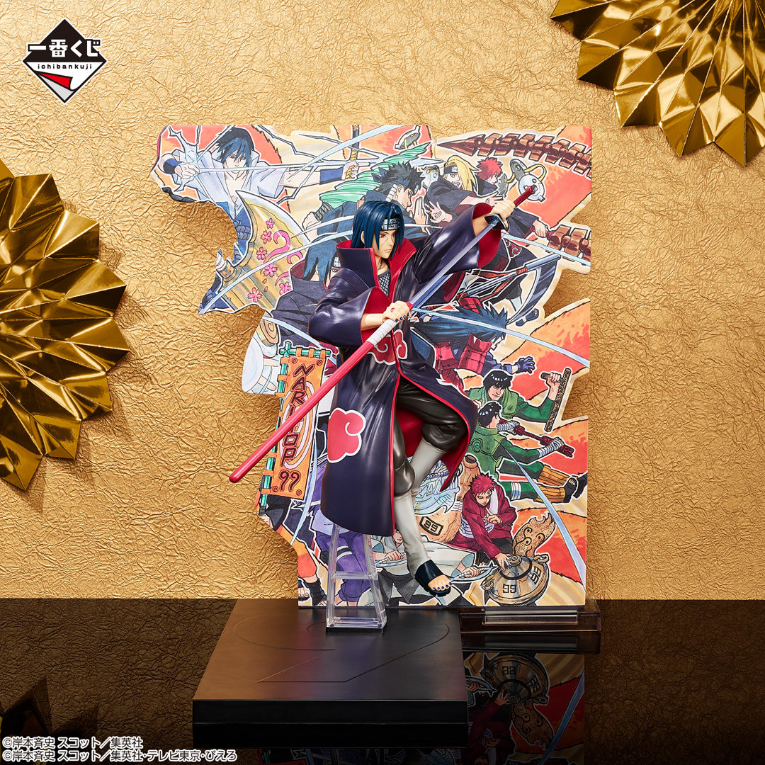 Naruto Shippuden - Uchiha Itachi (with Panel)- Ichiban Kuji - NARUTOP99 Splendid and Magnificent Ninja Scroll - D Prize (Bandai Spirits), Franchise: Naruto Shippuden, Brand: Bandai Spirits, Release Date: 13. Jan 2024, Type: Prize, Dimensions: Height 24 cm, Store Name: Nippon Figures