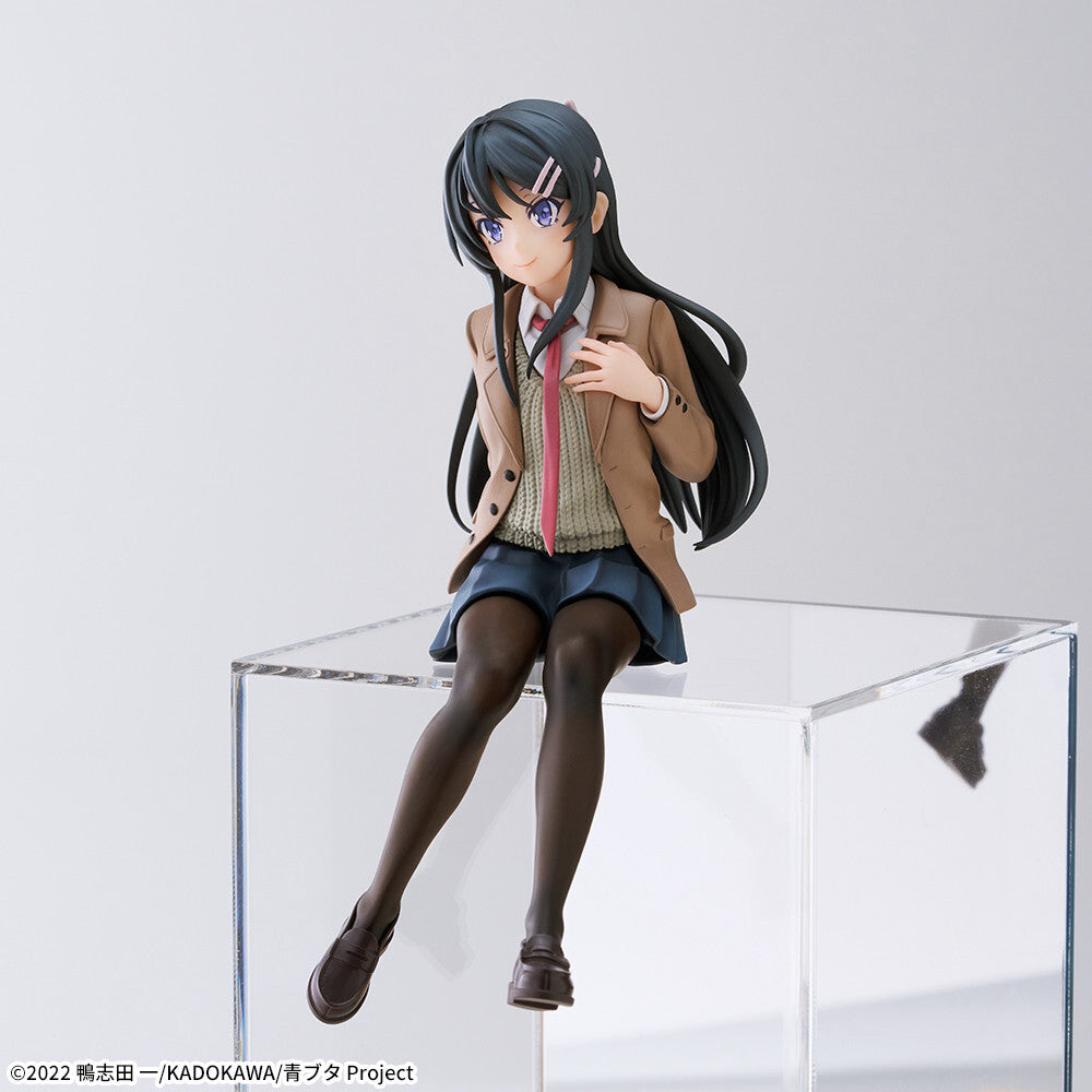 Rascal Does Not Dream of a Knapsack Kid - Sakurajima Mai - Premium Chokonose Figure (SEGA), Franchise: Rascal Does Not Dream of a Knapsack Kid, Brand: SEGA, Release Date: 28. Mar 2024, Type: Prize, Dimensions: W=60mm (2.34in) H=140mm (5.46in), Store Name: Nippon Figures
