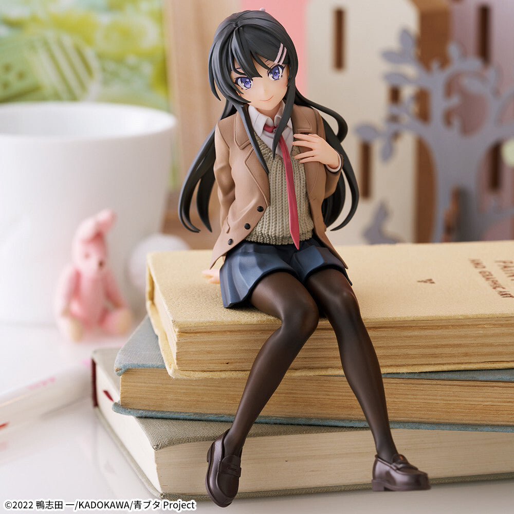 Rascal Does Not Dream of a Knapsack Kid - Sakurajima Mai - Premium Chokonose Figure (SEGA), Franchise: Rascal Does Not Dream of a Knapsack Kid, Brand: SEGA, Release Date: 28. Mar 2024, Type: Prize, Dimensions: W=60mm (2.34in) H=140mm (5.46in), Store Name: Nippon Figures