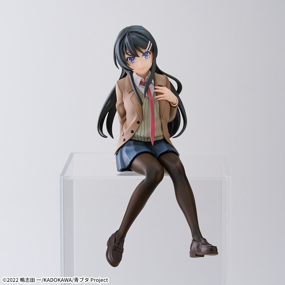 Rascal Does Not Dream of a Knapsack Kid - Sakurajima Mai - Premium Chokonose Figure (SEGA), Franchise: Rascal Does Not Dream of a Knapsack Kid, Brand: SEGA, Release Date: 28. Mar 2024, Type: Prize, Dimensions: W=60mm (2.34in) H=140mm (5.46in), Store Name: Nippon Figures