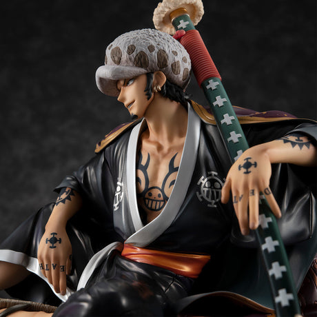 One Piece - Trafalgar Law - Portrait of Pirates "Warriors Alliance" - 2023 Re-release (MegaHouse), Franchise: One Piece, Brand: MegaHouse, Release Date: 29. Dec 2023, Type: General, Dimensions: H=175mm (6.83in), Nippon Figures