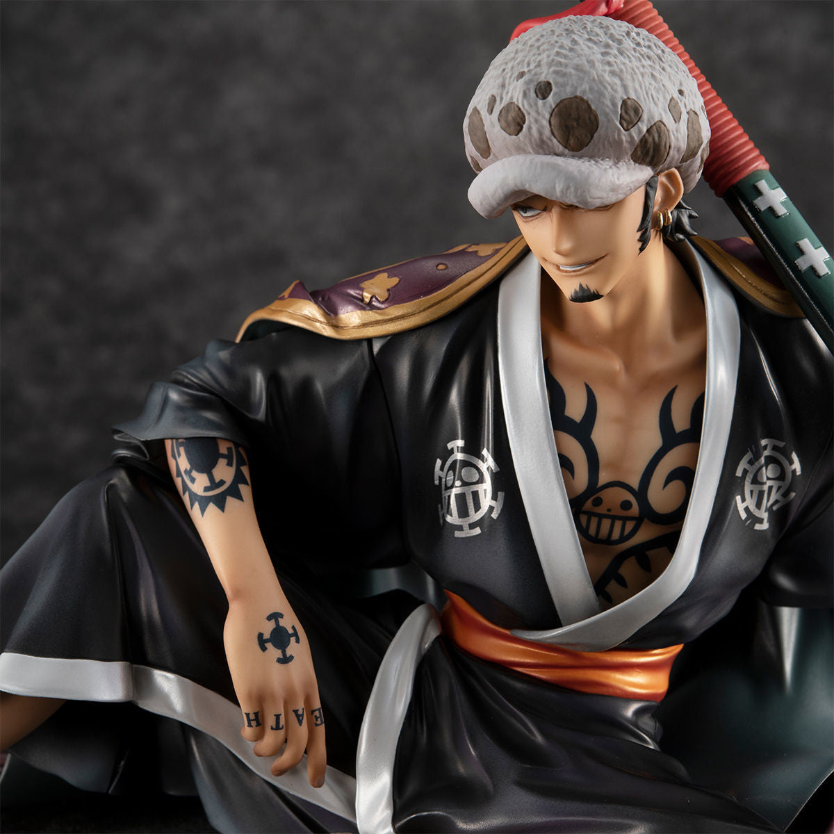 One Piece - Trafalgar Law - Portrait of Pirates "Warriors Alliance" - 2023 Re-release (MegaHouse), Franchise: One Piece, Brand: MegaHouse, Release Date: 29. Dec 2023, Type: General, Dimensions: H=175mm (6.83in), Nippon Figures