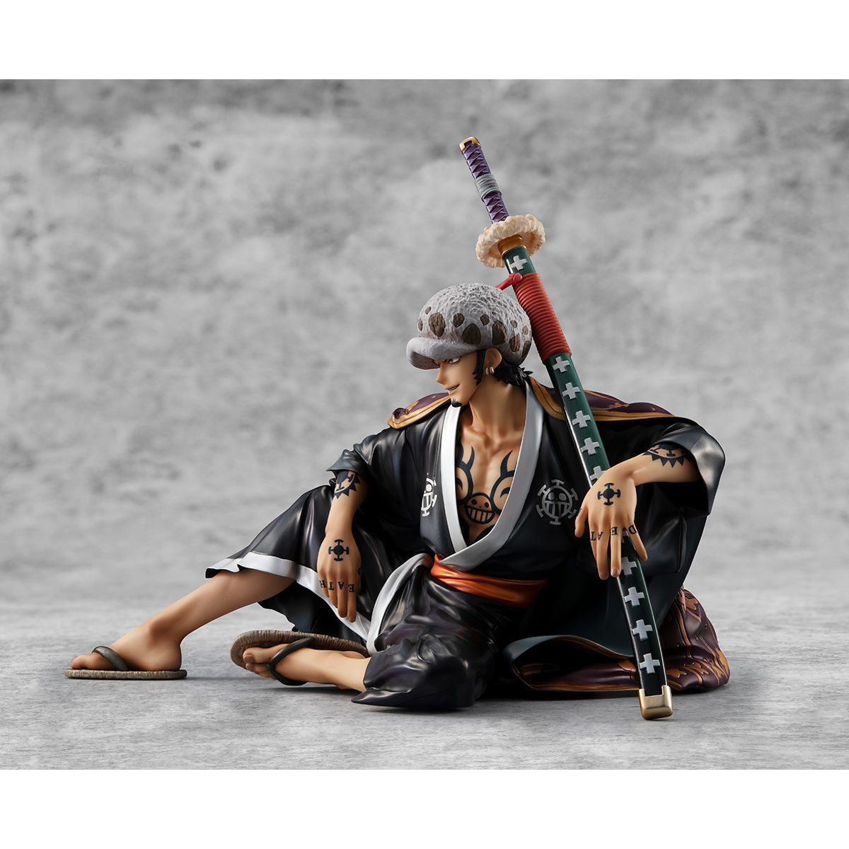 One Piece - Trafalgar Law - Portrait of Pirates "Warriors Alliance" - 2023 Re-release (MegaHouse), Franchise: One Piece, Brand: MegaHouse, Release Date: 29. Dec 2023, Type: General, Dimensions: H=175mm (6.83in), Nippon Figures