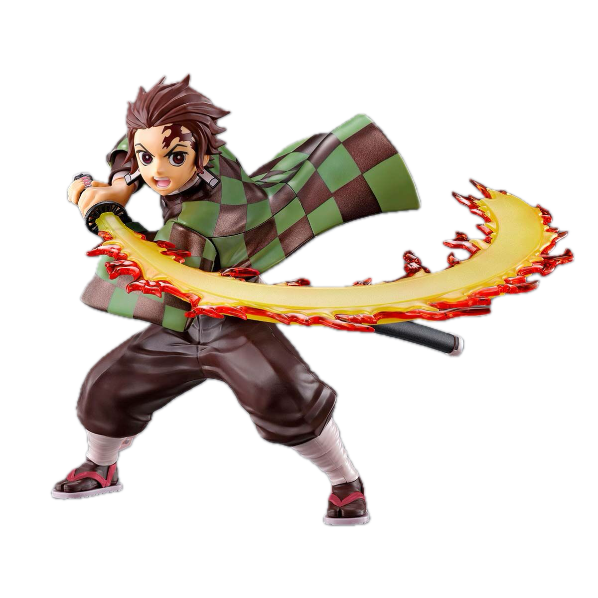 Demon Slayer - Kamado Tanjiro (Hinokami Kagura) - Kimetsu no Yaiba Model Kit (Bandai), Includes Hinokami Kagura effect and accessories, Nippon Figures