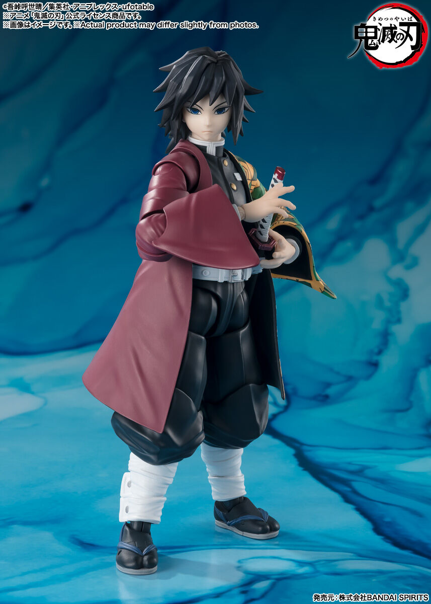 Demon Slayer - Tomioka Giyuu - S.H.Figuarts (Bandai Spirits), Franchise: Demon Slayer, Brand: Bandai Spirits, Release Date: 30. Sep 2024, Type: Action, Dimensions: H=150mm (5.85in), Nippon Figures