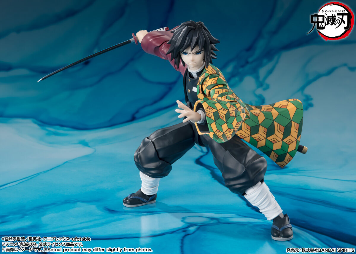 Demon Slayer - Tomioka Giyuu - S.H.Figuarts (Bandai Spirits), Franchise: Demon Slayer, Brand: Bandai Spirits, Release Date: 30. Sep 2024, Type: Action, Dimensions: H=150mm (5.85in), Nippon Figures