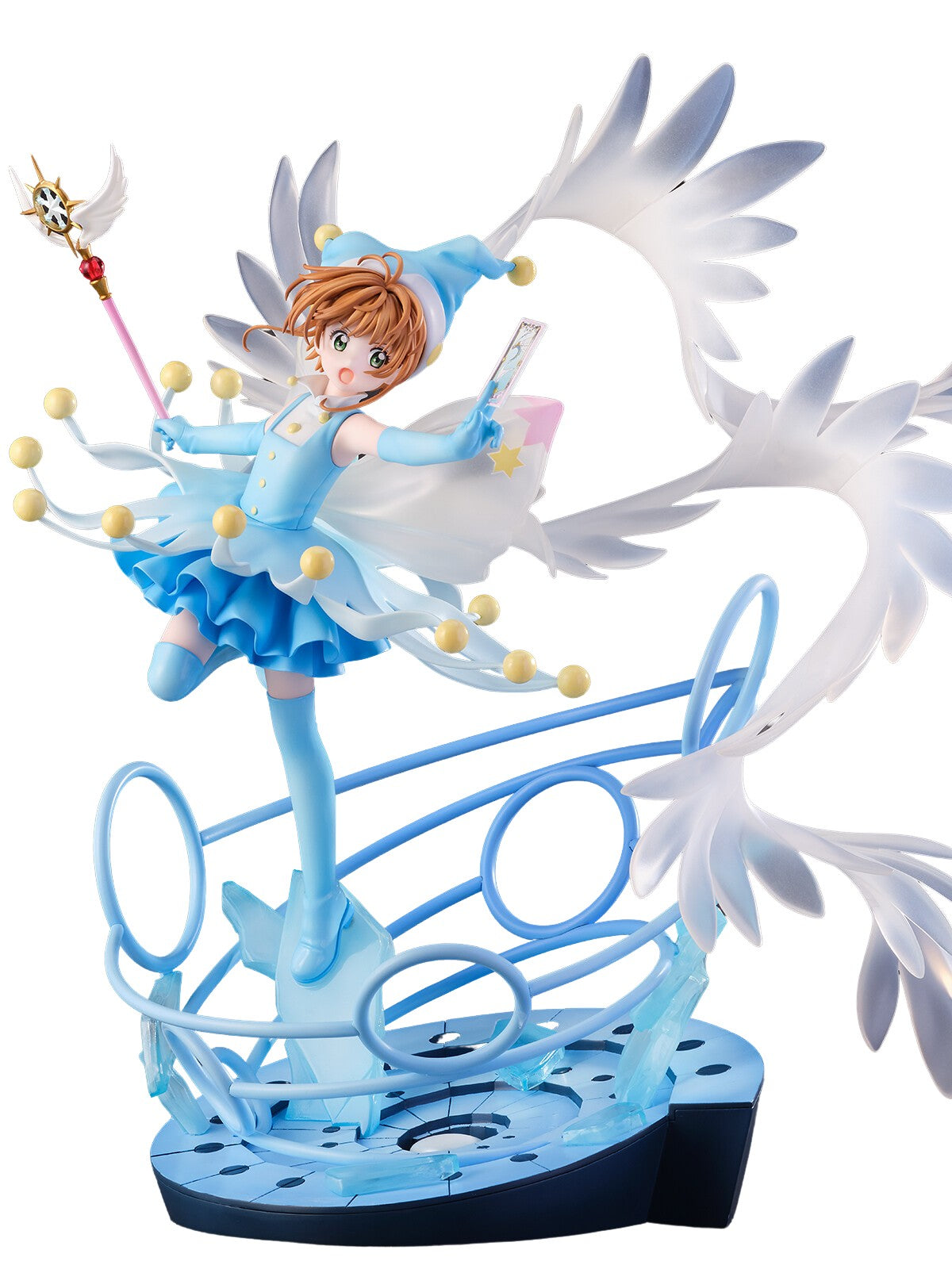 Cardcaptor Sakura: Clear Card Arc - Kinomoto Sakura - Shibuya Scramble Figure - 1/7 - Battle Costume Water Ver. (eStream), Franchise: Cardcaptor Sakura: Clear Card Arc, Brand: eStream, Release Date: 31. Mar 2024, Type: General, Dimensions: W=319mm (12.44in) L=253mm (9.87in) H=366mm (14.27in, 1:1=2.56m), Scale: 1/7, Store Name: Nippon Figures