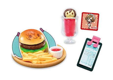 Hatsune Miku - Miku's Cafe - Re-ment - Blind Box, Vocaloid franchise, Re-ment brand, Release Date: 4th March 2024, Blind Boxes type, Box Dimensions: 11.5 cm (Height) x 7 cm (Width) x 6 cm (Depth), Material: PVC, ABS, 8 types available, Nippon Figures