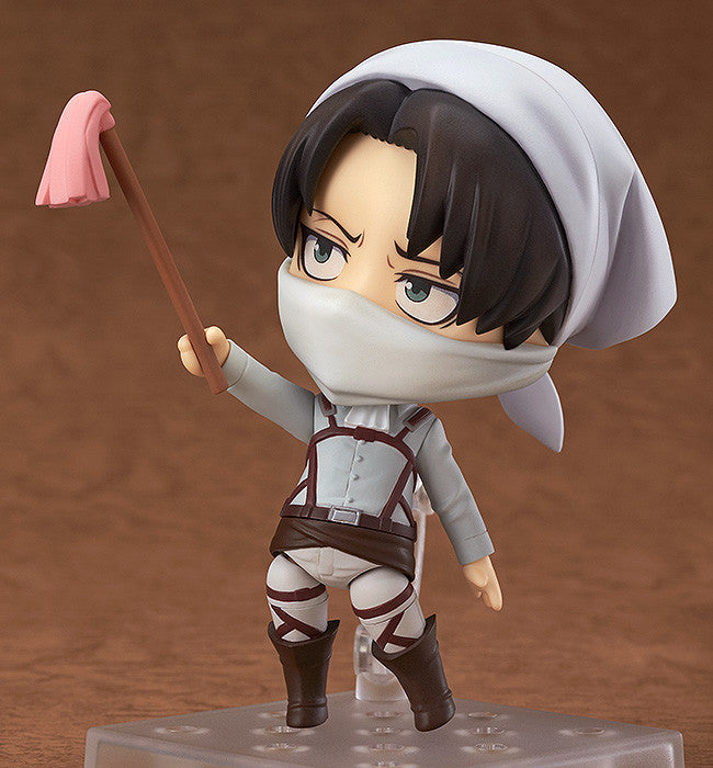 Attack on Titan - Levi Ackerman - Nendoroid #417 - Cleaning ver. (Good Smile Company), Franchise: Attack on Titan, Brand: Good Smile Company, Release Date: 02. Jul 2014, Type: Nendoroid, Store Name: Nippon Figures