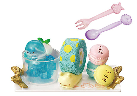 Street Corner Western Confectionery Shop - Sumikko Gurashi - Re-ment - Blind Box, San-X franchise, Re-ment brand, Released on 19th June 2017, Blind Boxes type, Box Dimensions: 115mm (height) x 70mm (width) x 40mm (depth), Material: PVC, ABS, 8 types available, Nippon Figures