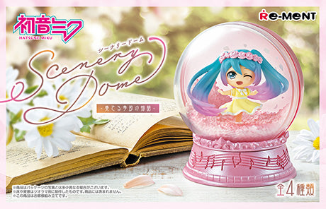 HATSUNE MIKU SERIES - SCENERY DOME - Seasons Story - Re-ment - Blind Box, Franchise: Vocaloid, Brand: Re-ment, Release Date: 22nd April 2024, Type: Blind Boxes, Box Dimensions: 90mm (Height) x 140mm (Width) x 80mm (Depth), Material: PVC, ABS, Number of types: 4 types, Store Name: Nippon Figures