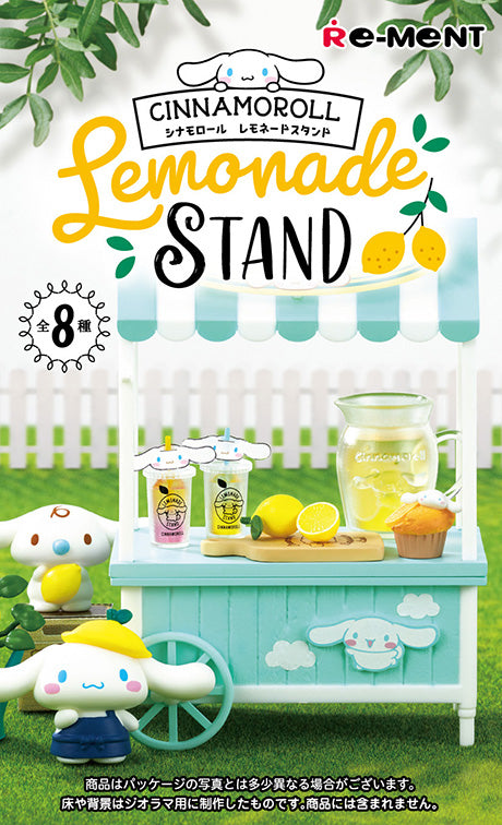 Sanrio - Cinnamoroll Lemonade Stand - Re-ment - Blind Box, Franchise: Sanrio, Brand: Re-ment, Release Date: 24th July 2023, Type: Blind Boxes, Box Dimensions: 115 (Height) x 70 (Width) x 50 (Depth) mm, Material: PVC, ABS, Number of types: 8 types, Store Name: Nippon Figures