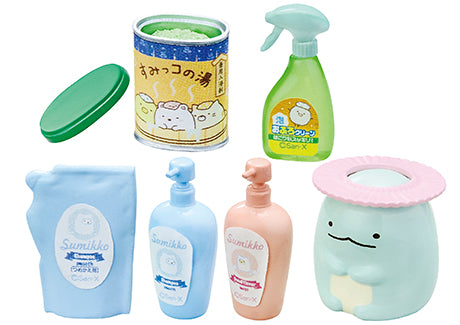 Sumikko Gurashi - Town Corner Drugstore - Re-ment - Blind Box, San-X franchise, Re-ment brand, Released on 2nd April 2018, Blind Boxes type, Box Dimensions: 11.5cm (Height) x 7cm (Width) x 4cm (Depth), Made of PVC and ABS materials, 8 types available, Nippon Figures