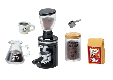 SNOOPY - Coffee Roastery & Cafe - Re-ment - Blind Box, Brand: Re-ment, Release Date: 16th November 2020, Type: Blind Boxes, Box Dimensions: 13cm x 7cm x 5cm, Material: PVC, ABS, Number of types: 8 types, Store Name: Nippon Figures