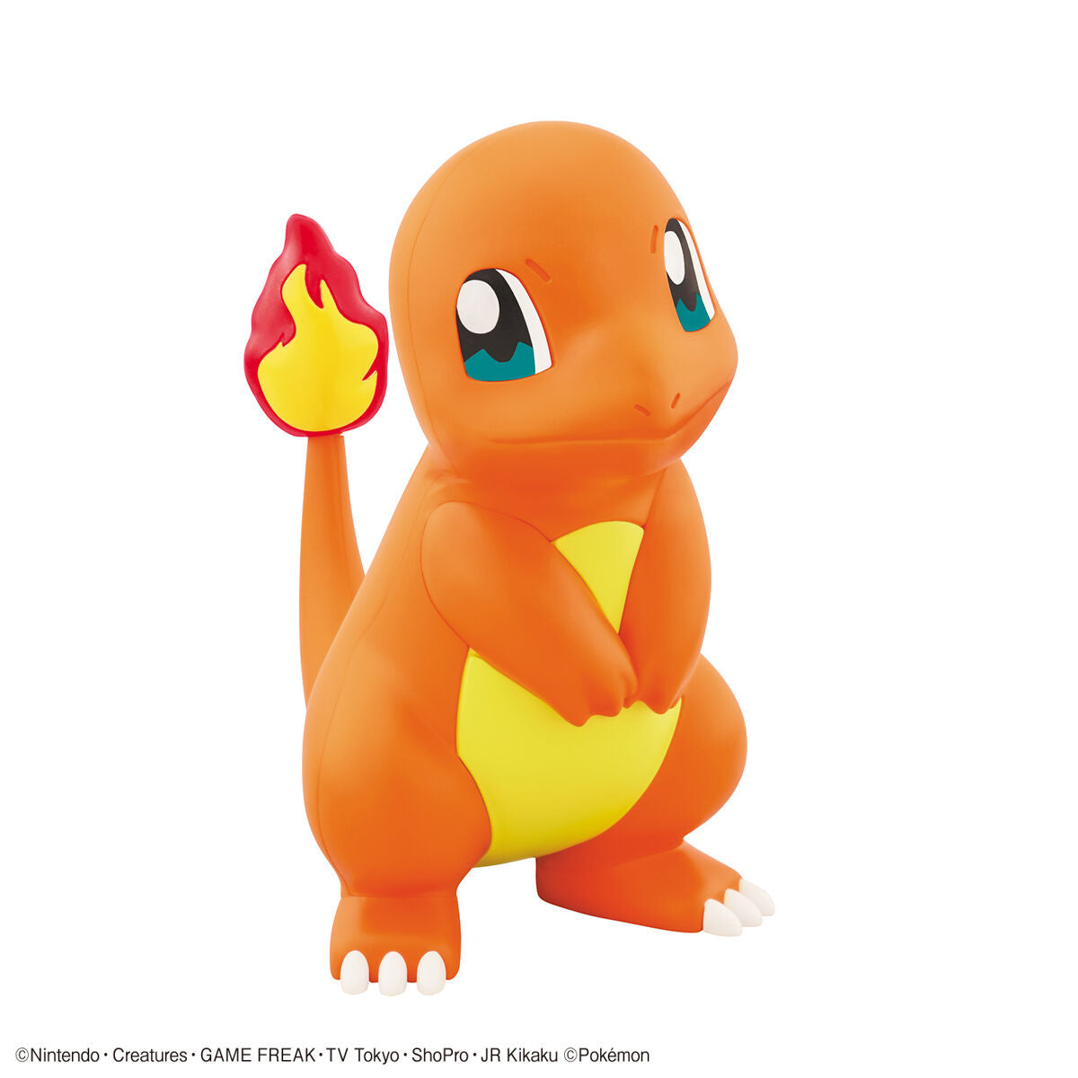 Pokémon - Charmander - Pokémon Model Kit Quick!! Collection No. 11 (Bandai), Easy assembly, excellent sculpting detail, touch gate system, Nippon Figures