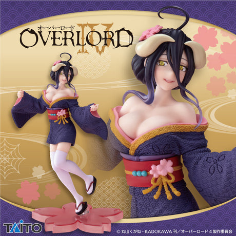 Overlord IV - Albedo - Coreful Figure - Sakura Wasou Ver. (Taito), Franchise: Overlord IV, Brand: Taito, Release Date: 28. Jan 2023, Type: Prize, Dimensions: H=180mm (7.02in), Store Name: Nippon Figures