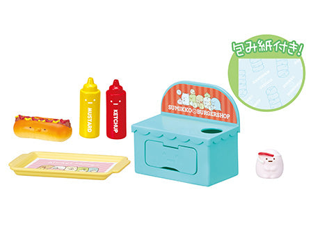 Sumikko Gurashi - Burger Shop - Re-ment - Blind Box, Franchise: Sumikko Gurashi, Brand: Re-ment, Release Date: 8th November 2021, Type: Blind Boxes, Box Dimensions: 11.5cm (Height) x 7cm (Width) x 5cm (Depth), Material: PVC, ABS, Number of types: 8 types, Store Name: Nippon Figures
