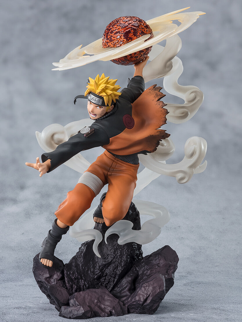 "Naruto Shippuden - Uzumaki Naruto - Chou Gekisen -Extra Battle- - Figuarts ZERO - -Sage Art Lava Release Rasenshuriken- (Bandai Spirits), Franchise: Naruto Shippuden, Brand: Bandai Spirits, Release Date: 18. Mar 2024, Dimensions: H=240mm (9.36in), Store Name: Nippon Figures"