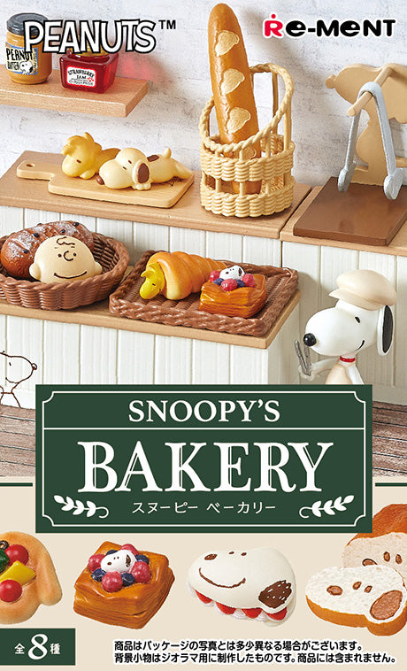 SNOOPY'S BAKERY - Blind Box - Re-ment, Release Date: 29th January 2024, Number of types: 8 types, Nippon Figures
