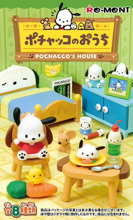 Sanrio - Pochacco's House - Re-ment - Blind Box, Franchise: Sanrio, Brand: Re-ment, Release Date: 17th October 2022, Type: Blind Boxes, Box Dimensions: 11.5 (H) x 7 (W) x 5 (D) cm, Material: PVC, ABS, Number of types: 8 types, Store Name: Nippon Figures