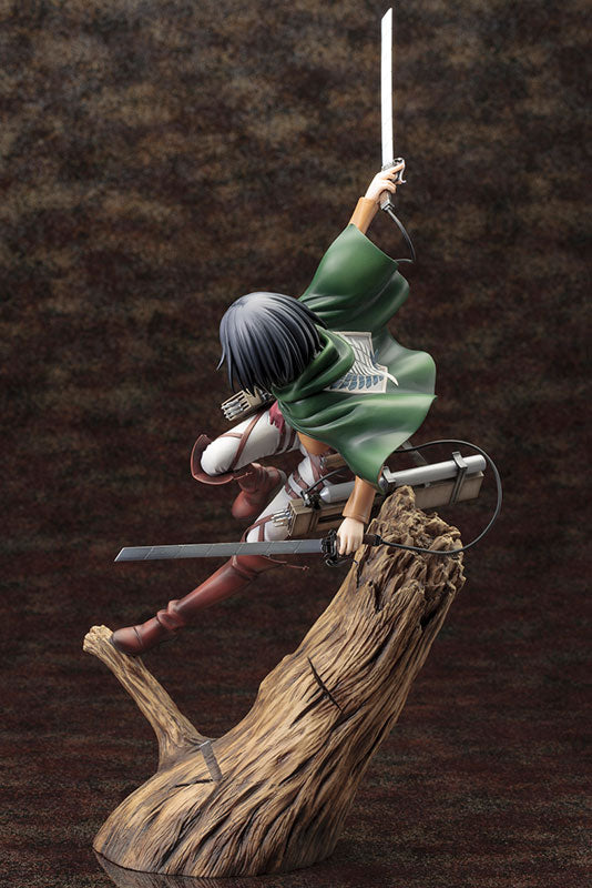 "Attack on Titan - Mikasa Ackerman - ARTFX J - 1/8 - 2024 Re-release (Kotobukiya), Franchise: Attack on Titan, Brand: Kotobukiya, Release Date: 31. Mar 2024, Type: General, Dimensions: H=350mm (13.65in, 1:1=2.8m), Scale: 1/8, Store Name: Nippon Figures"