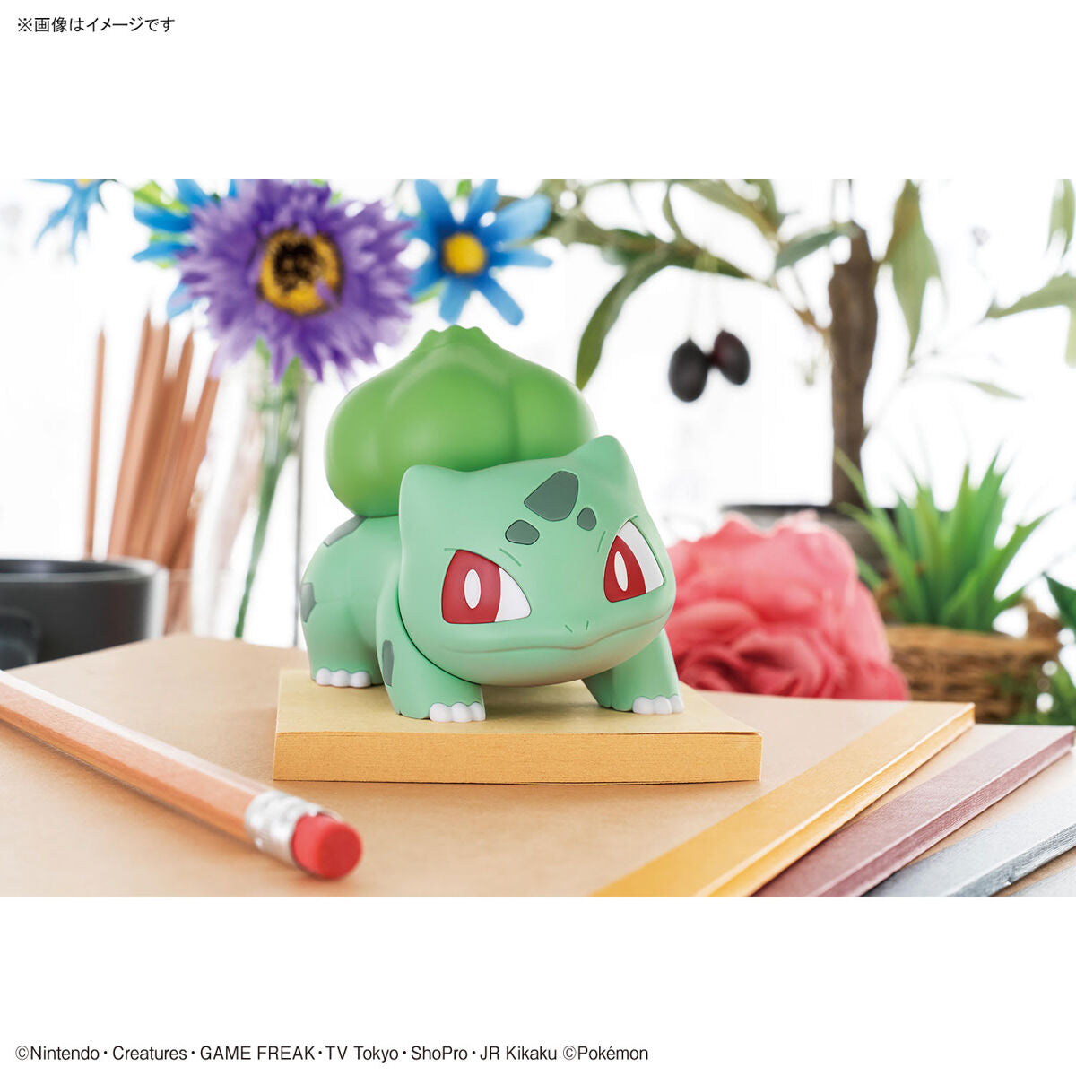 Pokémon - Bulbasaur - Pokémon Model Kit Quick!! Collection No. 13 (Bandai), Easy-to-assemble model kit featuring Bulbasaur from Pokémon, available at Nippon Figures.