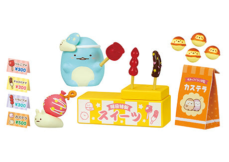 Sumikko Gurashi - Let's Play Together! Sumikko Ennichi - Re-ment - Blind Box, San-X franchise, Re-ment brand, Release Date: 14th August 2021, Blind Boxes, Box Dimensions: 11.5 cm (Height) x 7 cm (Width) x 5 cm (Depth), Material: PVC, ABS, 8 types, Nippon Figures
