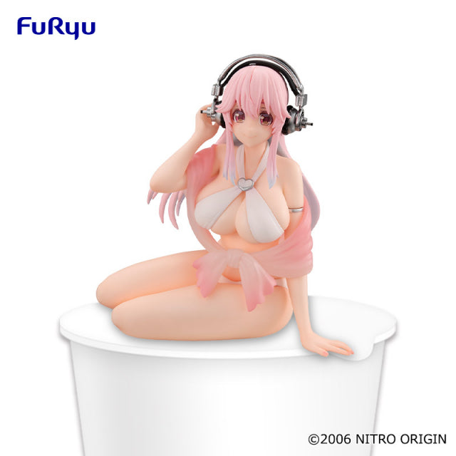 Nitroplus - Super Sonico - Noodle Stopper Figure ~White Bikini Ver.~ (FuRyu)
