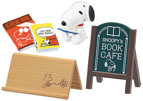Snoopy's BOOK CAFE - Re-ment - Blind Box, Release Date: 10th April 2023, Number of types: 8 types, Nippon Figures