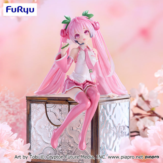 Vocaloid - Hatsune Miku - Noodle Stopper Figure ~Sakura Miku 2024 Pearl Color ver.~ (FuRyu)