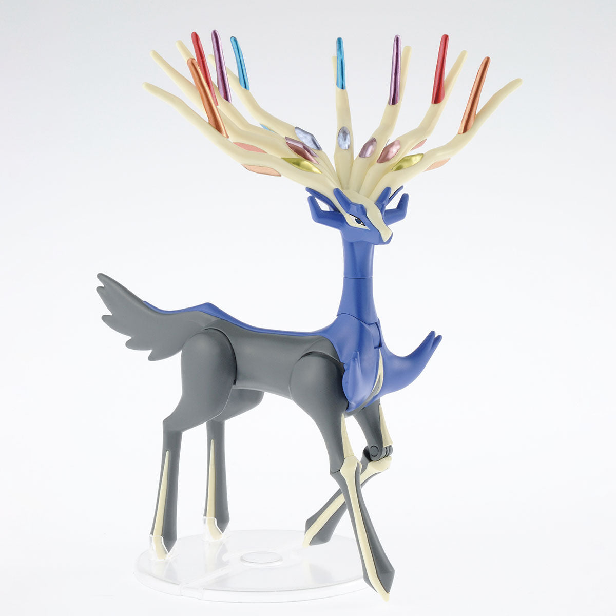 Pokémon - Xerneas - Pokémon Model Kit Collection No.33 (Bandai), Legendary Pokémon from 'Pokémon XY' model kit with dynamic poses and special stand, Nippon Figures