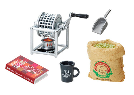 SNOOPY - Coffee Roastery & Cafe - Re-ment - Blind Box, Brand: Re-ment, Release Date: 16th November 2020, Type: Blind Boxes, Box Dimensions: 13cm x 7cm x 5cm, Material: PVC, ABS, Number of types: 8 types, Store Name: Nippon Figures