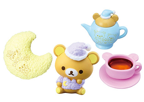 Rilakkuma - Dreamy Pajama Party - Re-ment - Blind Box, San-X franchise, Re-ment brand, Released on 25th May 2020, Box Dimensions: 11.5 cm (H) x 7 cm (W) x 5.5 cm (D), Material: PVC, ABS, 6 types available, Nippon Figures