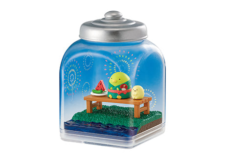 Sumikko Gurashi - Yururun♪ Japanese Journey - Serene Terrarium - Re-ment - Blind Box, San-X franchise, Re-ment brand, Released on 21st June 2021, Blind Boxes type, Box Dimensions: 11.5cm (Height) x 7cm (Width) x 8cm (Depth), Made of PVC, ABS, 6 types available, Nippon Figures