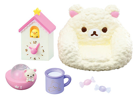 Rilakkuma - Dreamy Pajama Party - Re-ment - Blind Box, San-X franchise, Re-ment brand, Released on 25th May 2020, Box Dimensions: 11.5 cm (H) x 7 cm (W) x 5.5 cm (D), Material: PVC, ABS, 6 types available, Nippon Figures