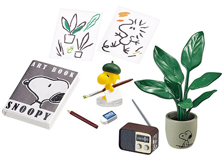 SNOOPY - Art Studio - Re-ment - Blind Box, Release Date: 18th April 2022, Number of types: 8 types, Nippon Figures